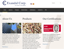 Tablet Screenshot of exandal.com